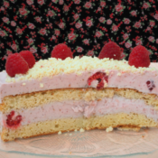 Urodzinowy keto tort malinowy (Paleo, LowCarb, bez nabiału)